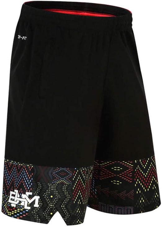 Pacco Da 2 Pantaloncini Sportivi Uomo Taglie Forti - Shorts Allenamento Con Tasche Zip E Riflettenti - Foto 6