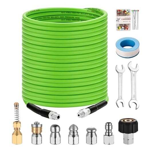 Comprehensive Sewer Jetter Kit for Pressure Washers