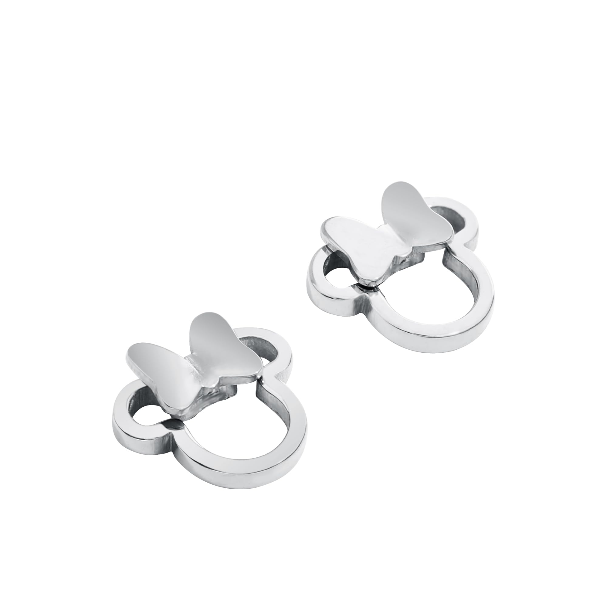 Disney Minnie Boucles d'Oreille Fille, Acier Inoxydable, taille unique, Bijoux Disney
