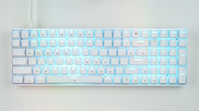 Amazon.com: TMKB T98SE Mechanical Gaming Keyboard, Number Pad, LED