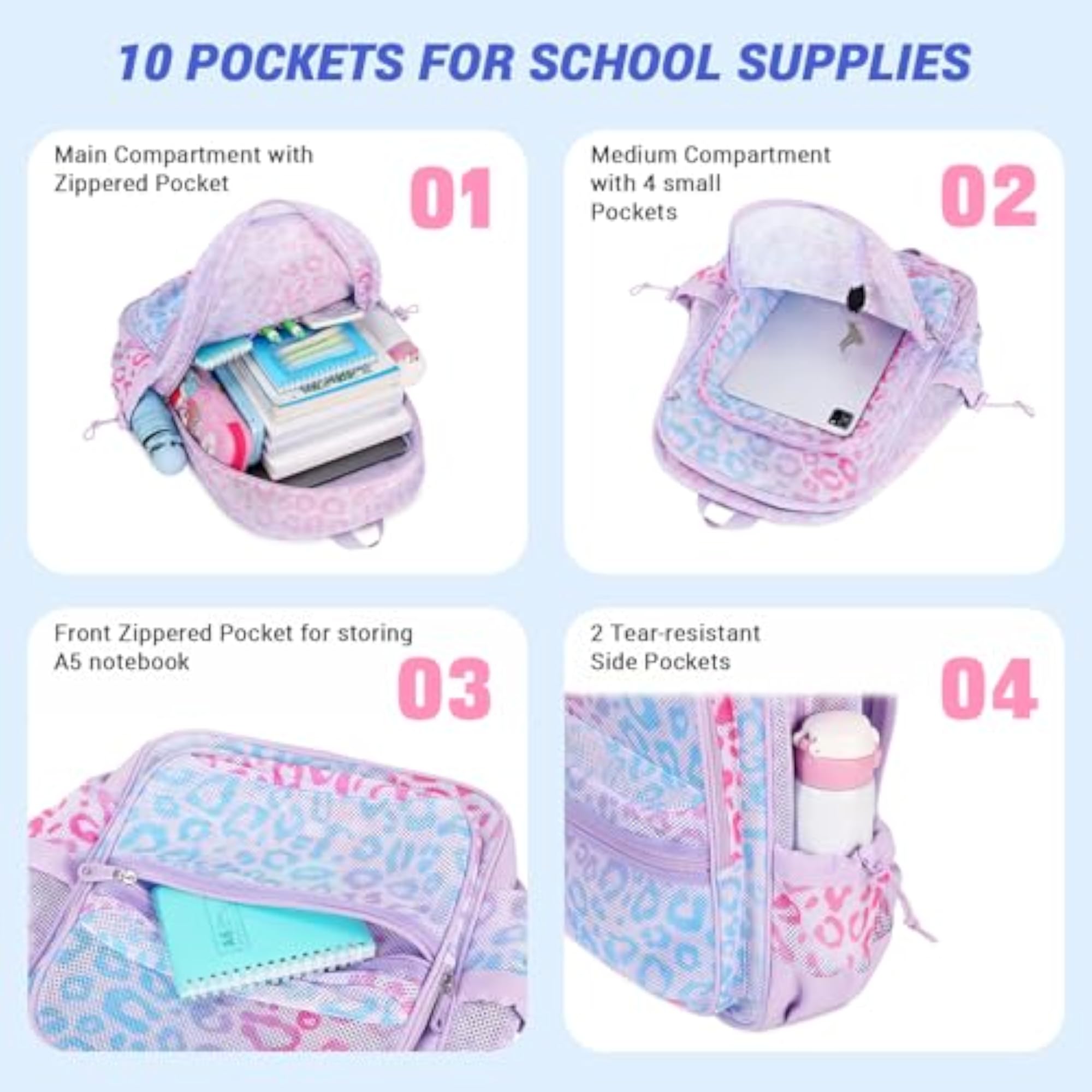 Heavy Duty Mesh See Through School Backpack