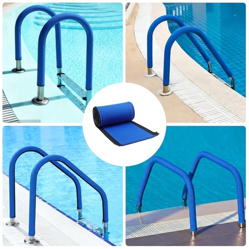 Main Courante Piscine 120cm, Housse de Main Courante de Piscine, Housses Rambarde Piscines avec Fermeture Éclair, Antidérapant, Adapté Parcs Aquatiques et Spas – vue 6