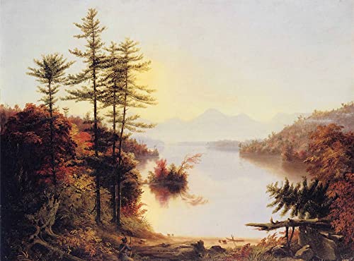 Impression prints toile vue sur le lac Winnioiseogee par Cole décor