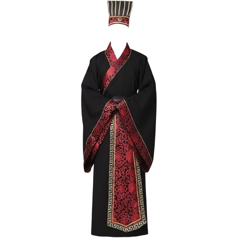 Fituenly Men's Hanfu Vintage Tang Cosplay Costumetraditional Chinese Clothing Ancient Costume Festival Outfit Performance Clothing Folk Dance Dress
