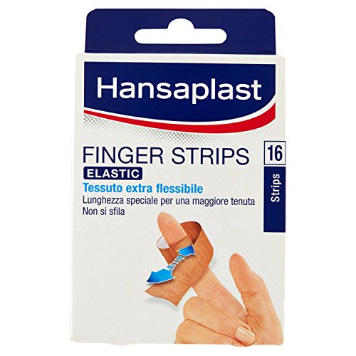 Hansaplast - Finger Strips - Parches elásticos para dedos - 16 unidades