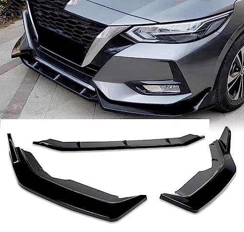 Spoiler avant pour Nissan Sentra 2020-2022 : kit de 3 pièces pour modification de pare-chocs