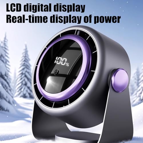 Circulateur d'air à écran tactile numérique ventilateur portable USB chic