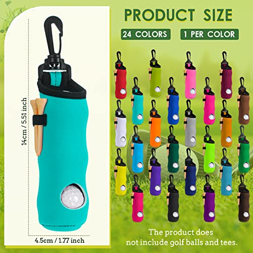 WILLBOND 24 Pcs Golf Ball Pouches