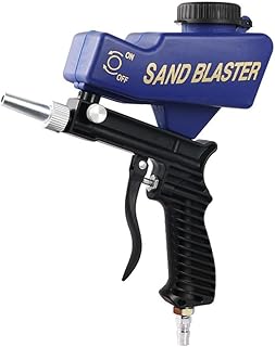 Máquina de chorro de arena portátil alimentado por gravedad Kit de chorro de arena de aire con boquilla para eliminación...