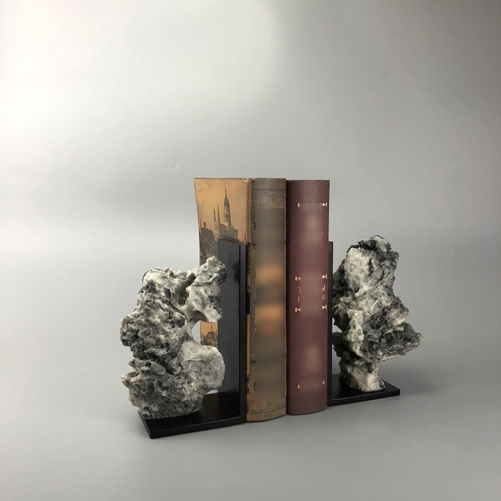 Bookends Nowoczesne nowe książki w stylu chińskim Kutego żelaza Rockery Półka na Dekoracja półki Salon Home Study szafki wino Regał(A)