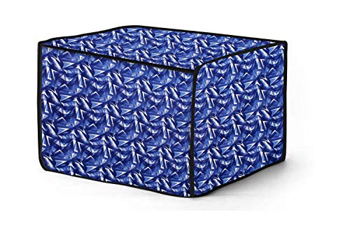 Image of Stylista Microwave Oven Cover for LG 20 L Solo MS2021CW Frieze Pattern Blue