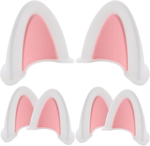 HOMSFOU 3 Pares de Orejas de Gato para Casco Autoadhesivas Pegatinas Estilo Gatito Accesorios Lindas Decoraciones de Casco para Cascos de