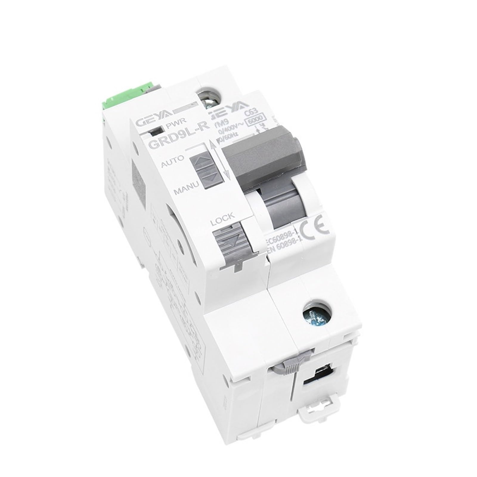 Reconectador automático de carril DIN GYM9 disyuntor magneto térmico 1P 12V