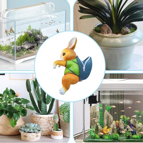 Accessoire pot de fleurs en résine durable et compacte - 6