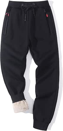 Pantalones De Chándal De Entrenamiento Atléticos Con Forro De Sherpa Cálidos Para Mujer Pantalones De Chándal De Lana XBTCLXEBCO Negro, Medianaediana | En Línea