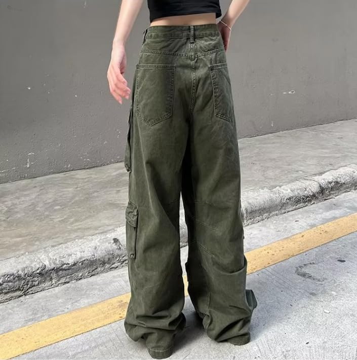 Y2k Jeans Baggy Cargo Pants Fairy Grunge Clothes Straight Leg Boyfriend Jeans for Women Trendy Harajuku Emo Alt Pants4