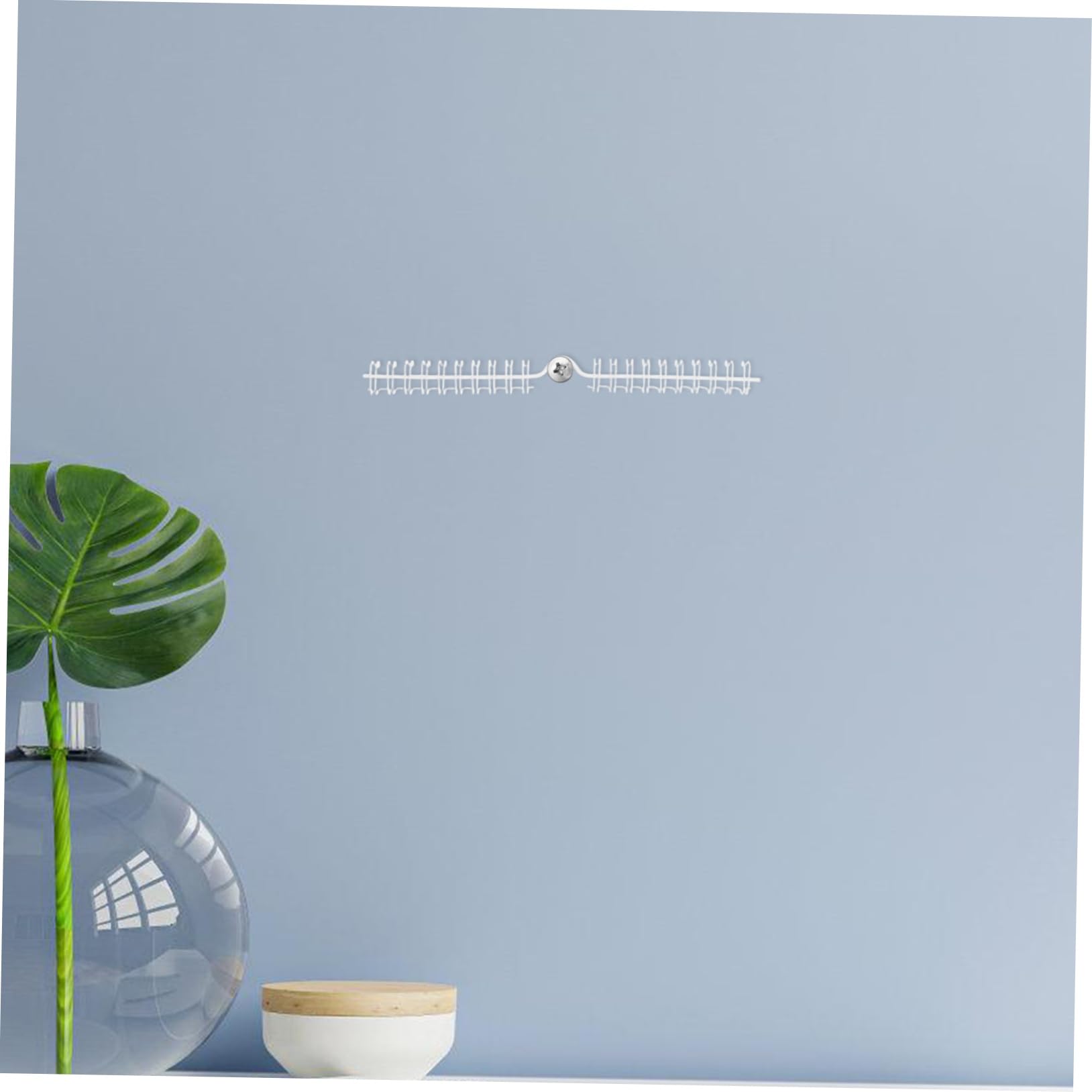Operitacx Ganchos de Encuadernación de Alambre para Calendarios 9,5 Mm 10 Dientes 100 Unidades Ganchos de Pared 20 Cm para Calendarios Horizontales Uso Oficina