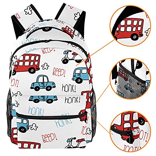 Sac à dos d'école mixte grand compartiment imprimé décontracté pastèque moderne