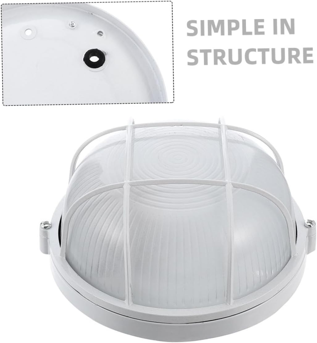 2pcs Explosion-Proof Wall Lamp for Sauna Room Multi-Function Steam Room Light Glass and Die-Cast Aluminum Construction Professional Sauna Accessory