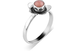 DEVMUKTI Opal Rings for Women Sterling Silver 925