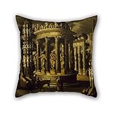 beautifulseason Oil Painting Franois De NomÃ - The Flight Into Egypt Pillow Cases 20 X 20 Inches / 50 by 50 cm Gift Or Decor for Club,car Seat,Wife,Lounge,bar Seat,Living Room - 2 Sides