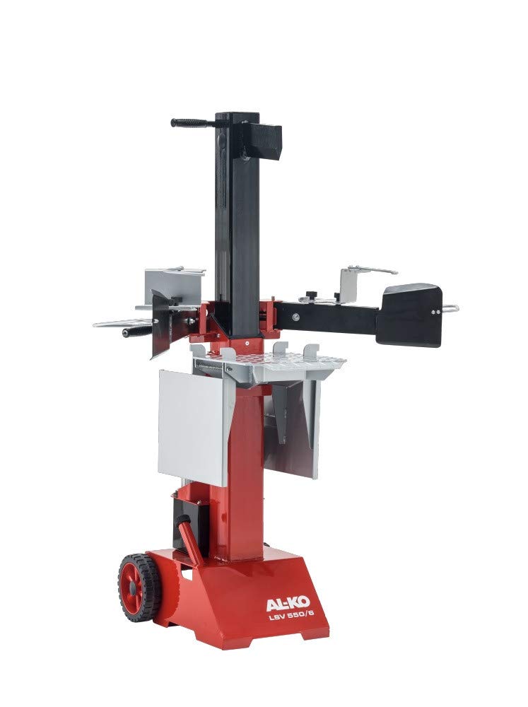 AL-KO Separador de madera LSV 560/8, potencia del motor de 3300 W, presión máxima de separación de 8 toneladas, 55 cm de longitud máxima de separación vertical, 400 V