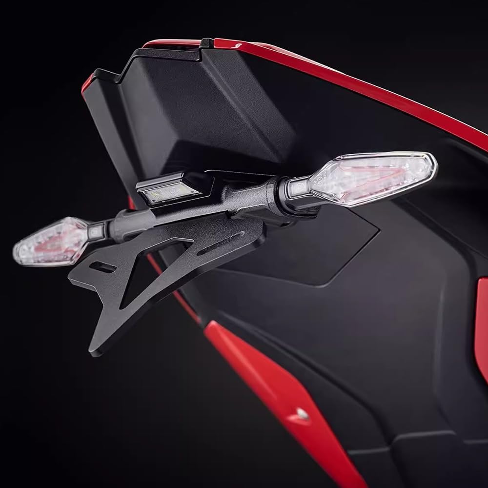 Compatible with BMW S1000RR S1000R M1000RR Motorcycle Fender Eliminator License Plate Holder Tail Tidy Bracket Aluminum License Plate Holder Fender Eliminator Bracket (S1000R 2021-2026)