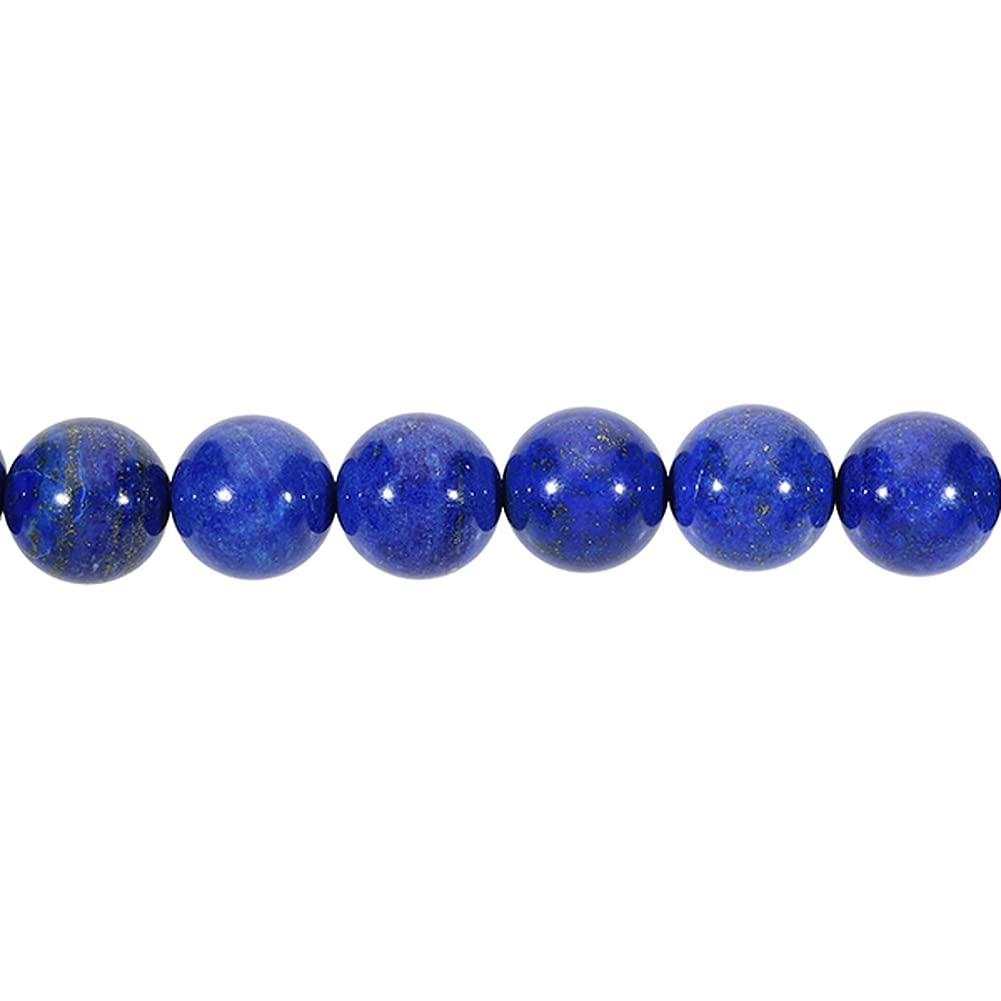 アフガニスタン産】天然石 ラピスラズリ 12mm／16cm 3Aランク