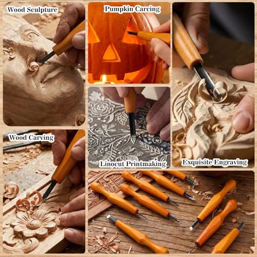 Oh Klyzo 20 Pcs Linocut Tools Set
