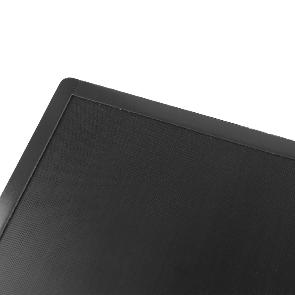 Osłona przeciwpyłowa komputera Filtr przeciwpyłowy wentylatora obudowy komputera Siatka PC Osłona filtra Grille Magnetyczna rama Siatka przeciwpyłowa PVC Czarna 2 szt. 280 mm x 140 mm