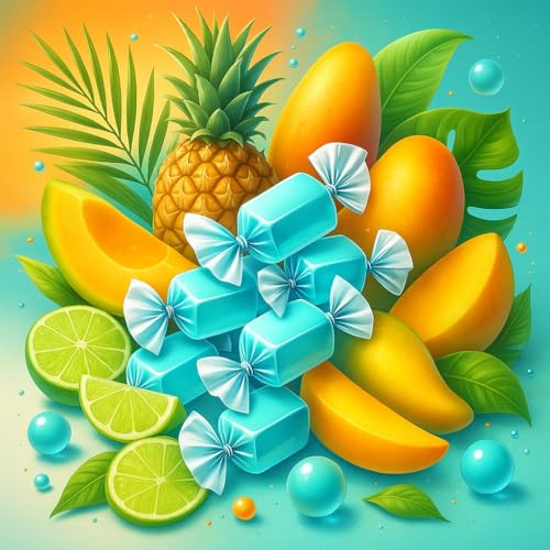 Aroma caramelo helado tropical Sasami 100ml vegano sin componentes animales 3