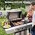 COWSAR 3-Burner Propane Gas Grill with Side Burner, 34,000 BTU Stainless Steel BBQ Grill with Porcelain-Enameled Cast Iron Grates, Outdoor Barbecue Grill for Patio Garden Cooking