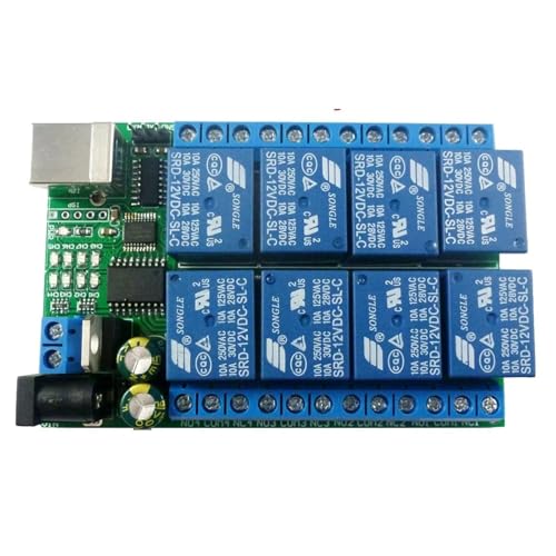 Module relais USB RS232 TTL UART UD23A08 8 canaux commutateur PC MCU