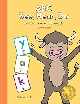 Paperback ABC See, Hear, Do: Learn to Read 55 Words Lowercase Book
