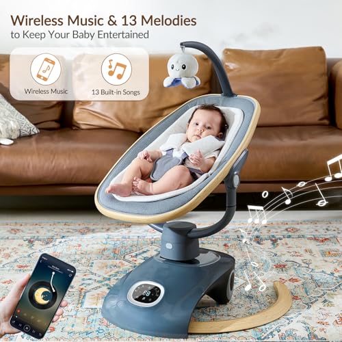 Image of VaVaSoo Electric Baby Swing Newborn