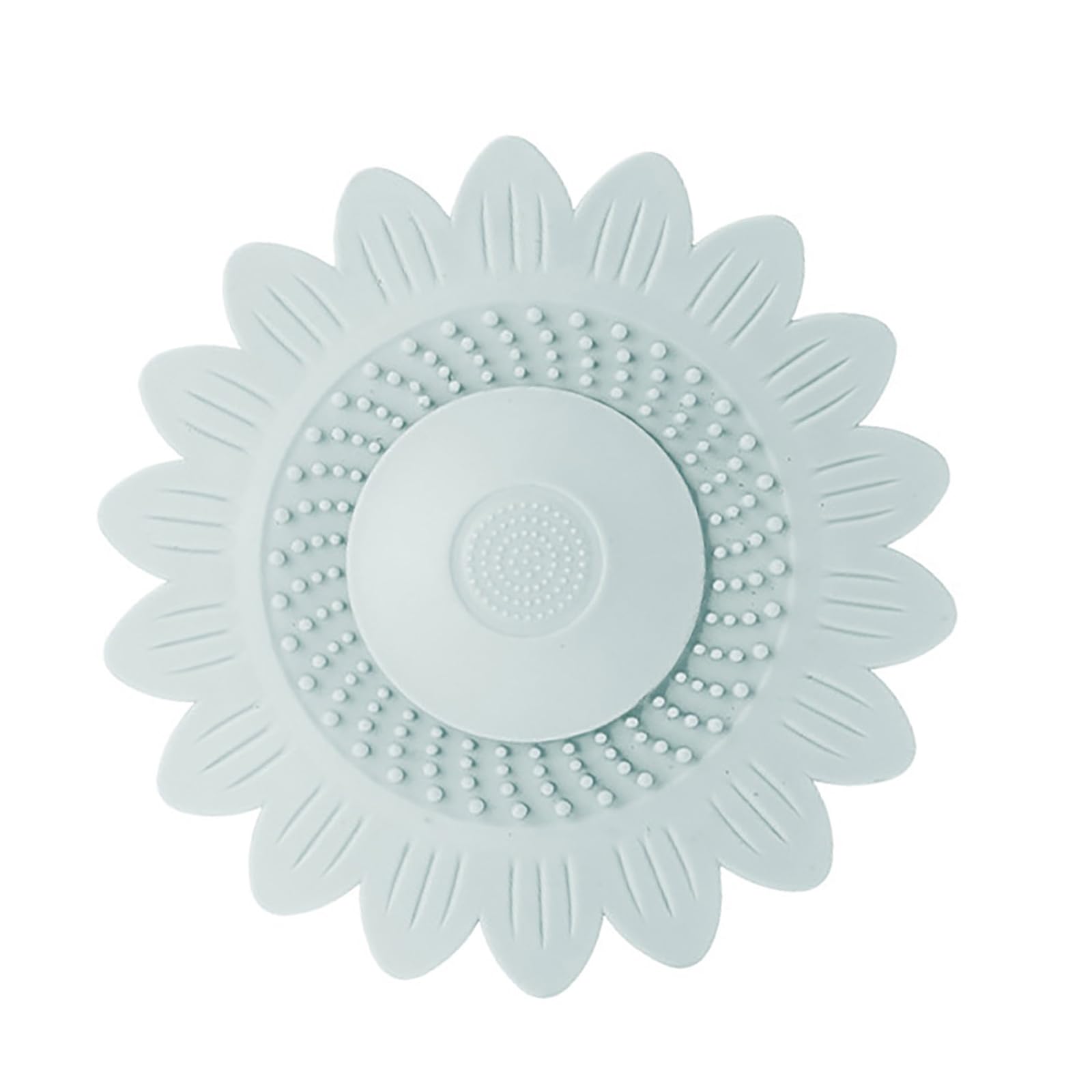 Xuancai Blue Silicone Sink Drain Plug Hair Catcher Shower Drain Covers Bathtubs Drainage Stopper For Bathroom Tub Shower And Sink Silicone Bathtubs Stopper Catcher