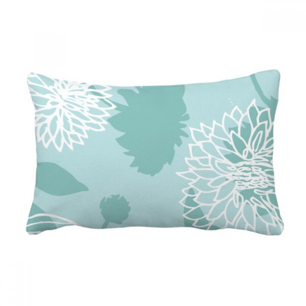 Coussin jeter oreiller lombaire multicolor 16x24 motif fleur abstrait