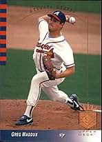 スポーツ選手 87 fleer update greg maddux rc!.! Rookie Baseball Cards 1987 Fleer Update - #U-68 (RC Greg Maddux
