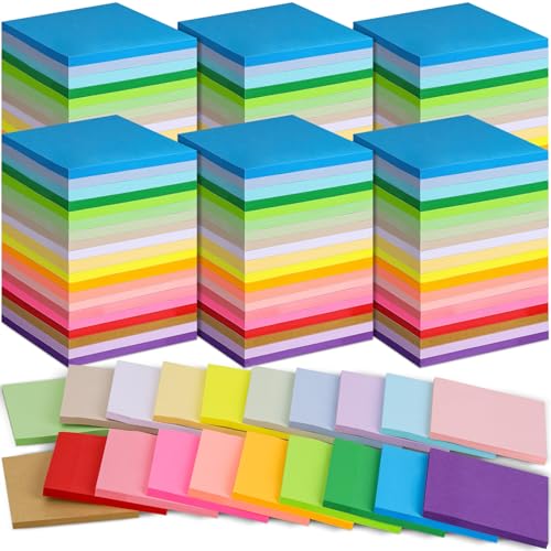 100 Pack Sticky Notes 3x3 Inch Colorful Self Stick Note Pads