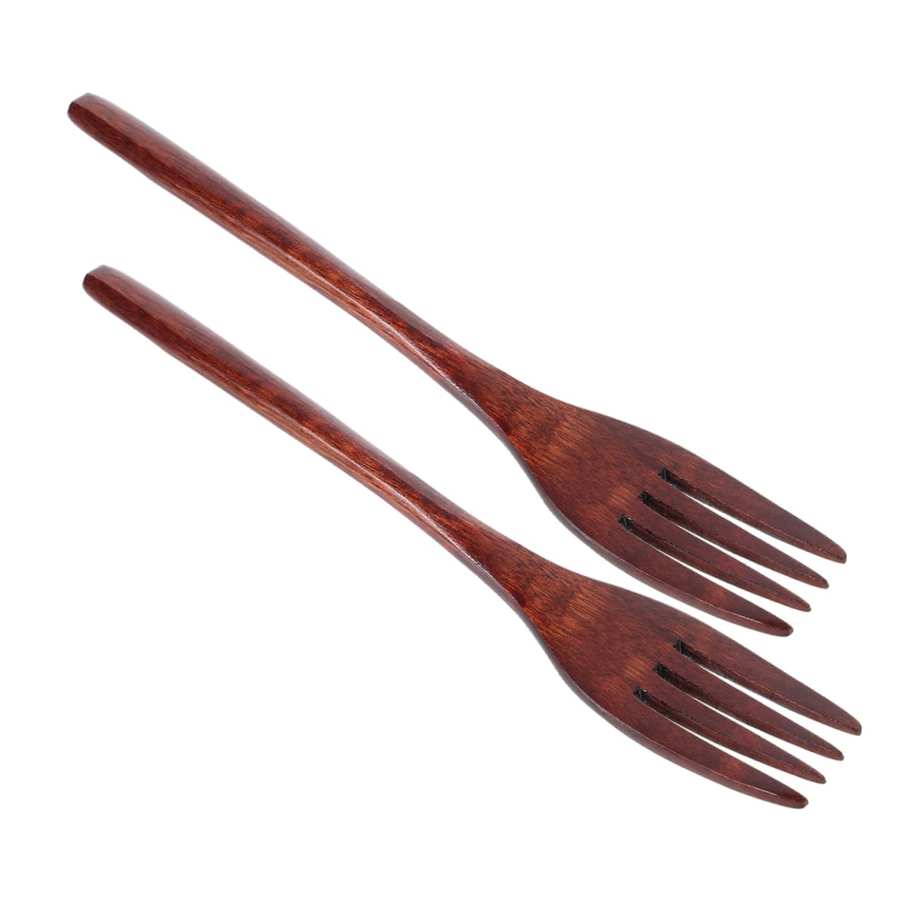 MUCKLILY Salad Serving Fork Set Wooden Forks for Cooking Serving and Garnishing