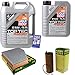 Produktbild QR-PARTS 69329308 Filter Set Inspektionspaket 6 Liter Motoröl Top Tec 4200 5W-30 MANN-FILTER Luftfilter Ölfilter
