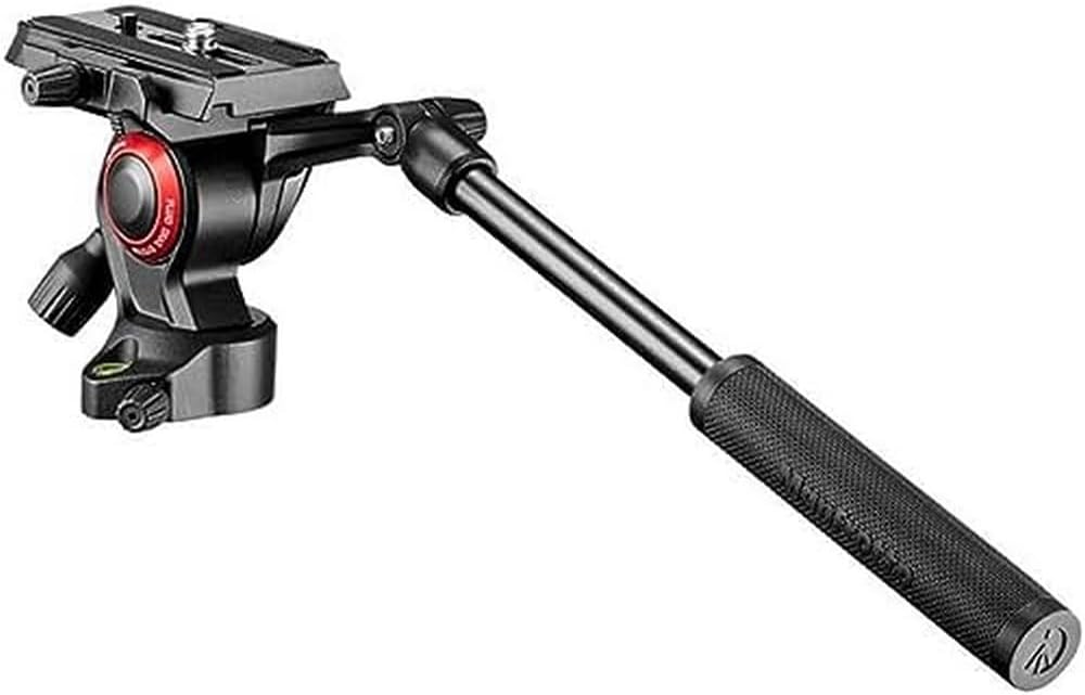 Manfrotto MVH400AHUS Lightweight, Travel Friendly Be Free Live Fluid Video Head, Black 1.1 x 1.1 x 54.9 inches : Electronics