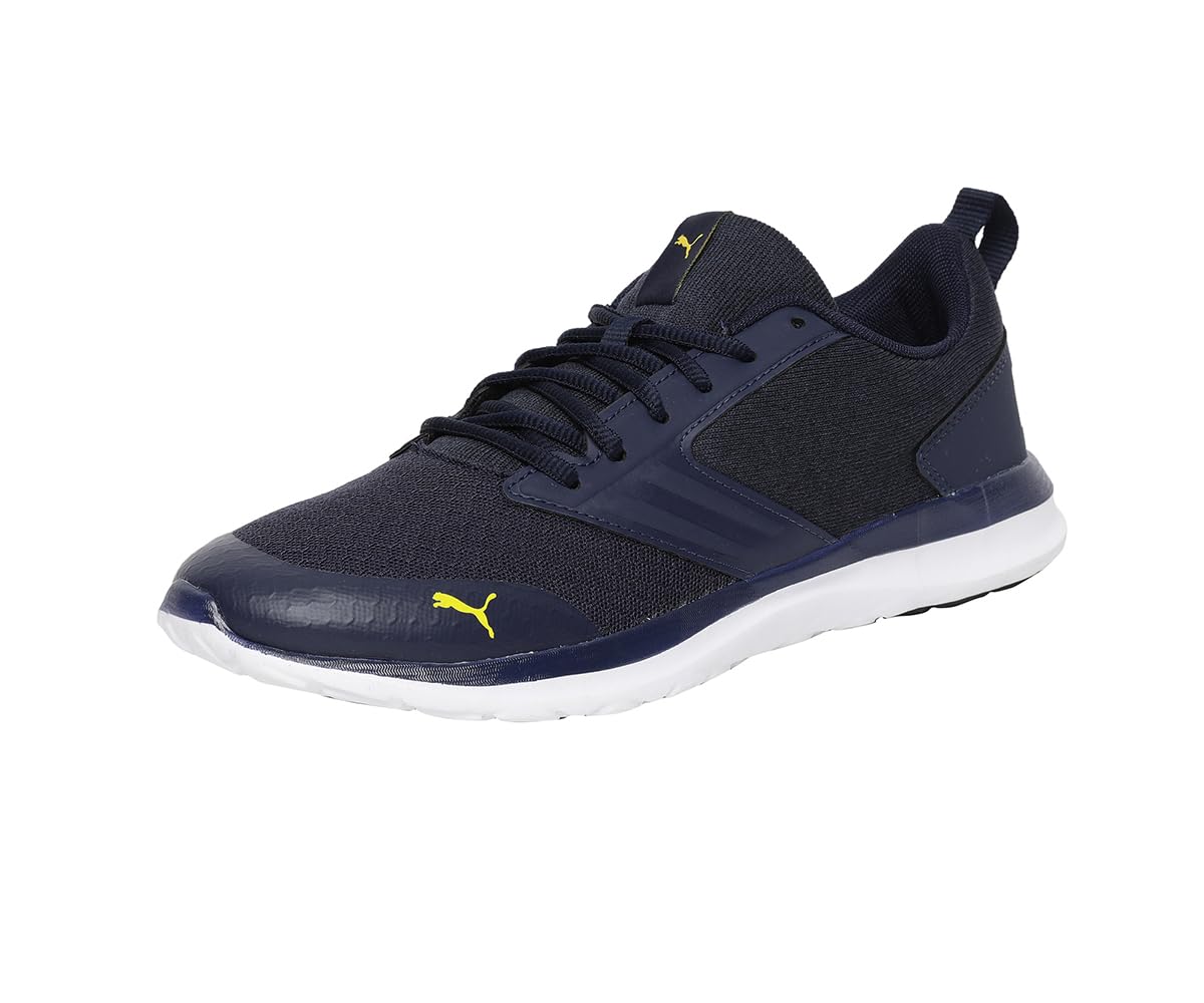 Puma Mens Agile t1 NM Peacoat-Blazing Yellow Running Shoe - 7 UK (37079302) (B07N7N73BR) Amazon Price History, Amazon Price Tracker