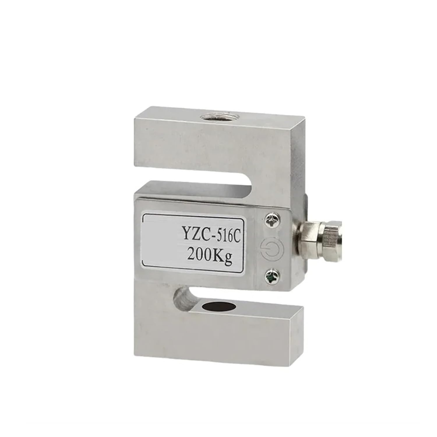 Two Way S Type Load Cell 100KG to 2000KG High-Precision Pull Pressure Weight Sensor for Platform Scale, Rail Weighbridge for DIY Electronic(2T)