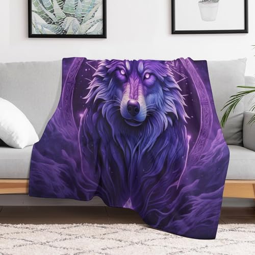 Couverture loup douce toutes saisons pour des nuits sereines - 3