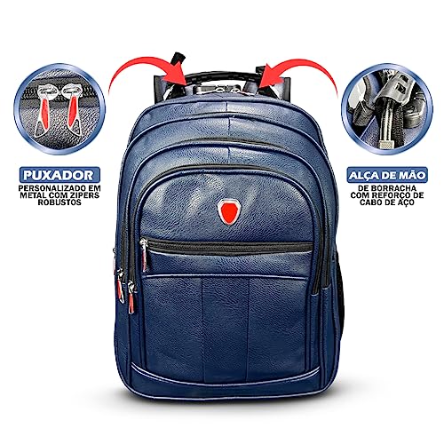 Mochila Masculina Executiva Reforçada Escolar Trabalho Universidade