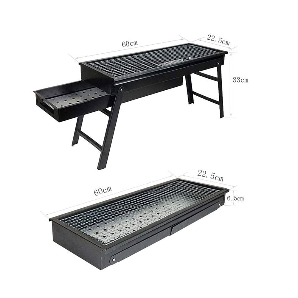 Grill składany grill węglowy Camping grill na świeżym powietrzu, przenośny grill piknikowy, grill stołowy na świeżym powietrzu