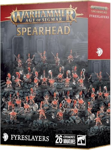 Warhammer AoS Spearhead Fyreslayers figurines en plastique à peindre