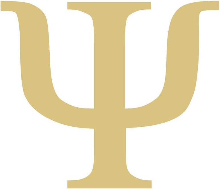 PSI Letter Greek Font Cutout Unfinished Wood College Sorority and Fraternity Decor MDF Shaped Canvas Style 1 (4)
