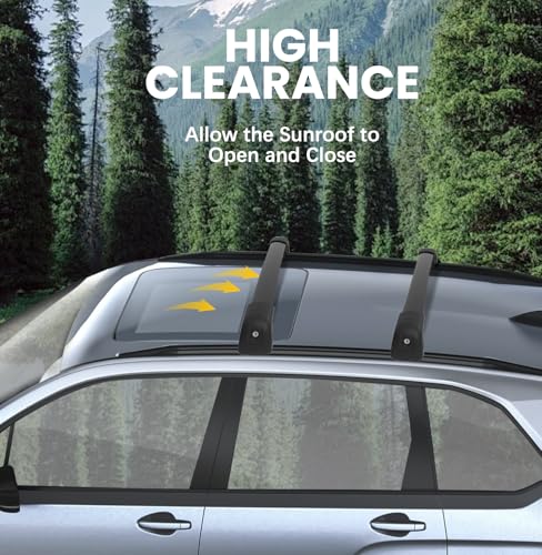 image for HmmtyRack 300lbs Lockable Roof Rack Cross Bars Compatible with 2025 20